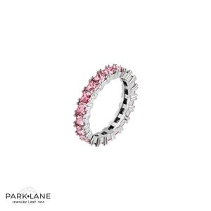 Park Lane Size 8 JOSIE Ring Pink Crystals Band stackable ring NWT NIB